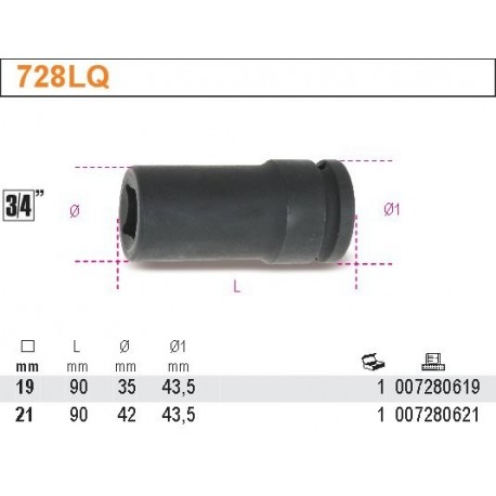 NASADKI UDAROWE DŁUGIE 3/4  728LQ